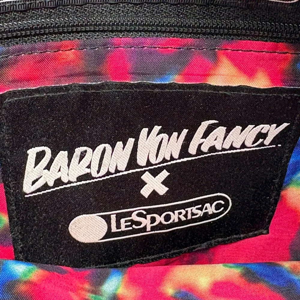 LeSportsac X Baron Von Fancy Tie Dye Fanny Pack Crossbody Waist Sling‎ Bag EUC